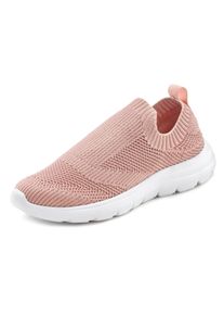 Lascana Damen Sneaker, Gr. 38, rosa, Obermaterial: 100% Textilmaterial. Futter: 100% Textilmaterial. Decksohle: 100% Textilmaterial. Laufsohle: 100%
