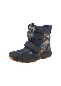 Kappa Damen Winterboots, Gr. 26, blau, Synthetik, sportlich, Schuhe, Snowboots, Winterstiefel, Winterschuhe, mit coolen Lichteffekten