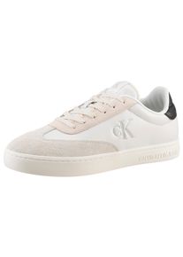 Herren Sneaker "CLASSIC CUPLOW LACEUP LTH FAD", Calvin Klein Jeans, Gr. 39, beige, Leder, sportlich, Schuhe, Basket-Sneaker, Schnürschuh,
