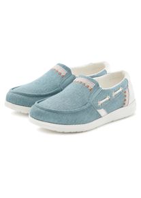 Vivance Damen Sneaker, Gr. 38, blau, Obermaterial: 100% Textilmaterial. Futter: 100% Textilmaterial. Decksohle: 100% Textilmaterial. Laufsohle: 100%