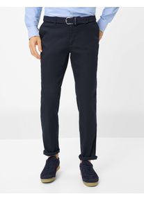 Brax Herren Chinohose "Style FABIO IN", blau, Gr. 34, 67% Leinen, 30% Baumwolle, 3% Elasthan, Hosen