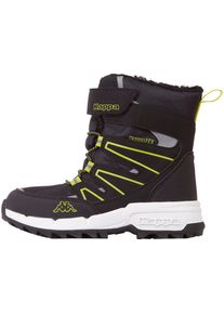 Kappa Damen Winterboots, Gr. 32, schwarz, Synthetik, Textil, sportlich, Schuhe, Snowboots, Winterstiefel, Winterschuhe, gefüttert