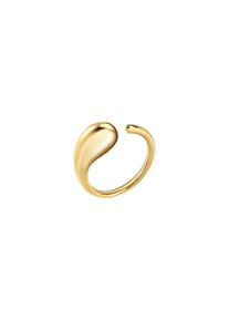 Vivance Damen Fingerring "925 Sterling Silber vergoldet glanz", 052 (16,6), Silber 925 (Sterlingsilber), gelb, Silber 925 (Sterlingsilber),