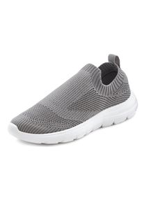 Lascana Damen Sneaker, Gr. 41, grau, Obermaterial: 100% Textilmaterial. Futter: 100% Textilmaterial. Decksohle: 100% Textilmaterial. Laufsohle: 100%