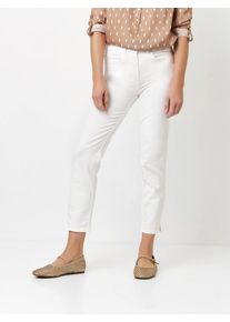 Toni Damen 7/8-Jeans, weiß, casual, Gr. 48, unifarben, Denim/Jeans, Obermaterial: 92% Baumwolle, 6% Polyester, 2% Elasthan, Jeans, geschlitzt, mit