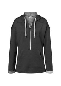 DEPROC Active Damen Kapuzensweatshirt "ENTIAKO Women", schwarz, casual, Gr. 42, 50% Viskose; 45% Polyester; 5% Elasthan, Sweatshirts, mit