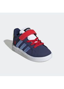 Sneaker "ADIDAS DISNEY SCHNEEWITTCHEN GRAND COURT 2.0 E FÜR KINDER", adidas Sportswear, Gr. 26dunkelblau, blau fusion, better scarlet, Leder,