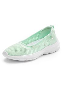 Lascana Damen Sneaker, Gr. 38, grün, Obermaterial: 100% Textilmaterial. Decksohle: 100% Textilmaterial. Laufsohle: 100% Synthetik, unifarben,