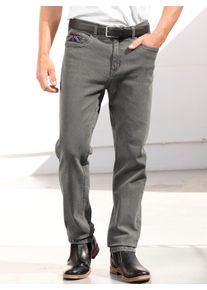 Marco Donati Herren 5-Pocket-Jeans, grau, Gr. 50, unifarben, 98% Baumwolle, 2% Elasthan, Jeans