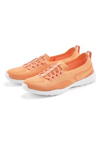 Lascana Damen Sneaker "Slipper, Halbschuh, leichtes Meshmaterial", Gr. 38, orange, Obermaterial: 100% Textilmaterial. Futter: 100% Textilmaterial.