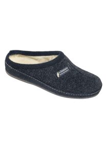 Schawos Herren Pantoffel, Gr. 40, schwarz, Textil, Schuhe