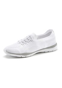 Lascana Damen Sneaker "Slipper, Halbschuh, leichtes Meshmaterial", Gr. 38, weiß, Obermaterial: 100% Textilmaterial. Futter: 100% Textilmaterial.