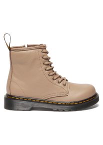 Dr. Martens Kinder Schnürstiefel "8 Eye Boot 1460 Kinder VIRGINIA", Gr. 34, beige, Leder, modisch, Schuhe, Stiefel, Schnürboots mit robuster Sohle