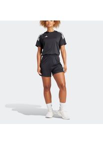 Damen Overall "TIRO24 TRJMPW", schwarz-weiß, sportlich, Gr. XL, adidas Performance, Obermaterial: 100% Polyester, Overalls