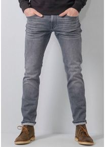 Herren Regular-fit-Jeans "RUSSEL", grau, modisch, Gr. 33, PETROL INDUSTRIES, Denim/Jeans, Obermaterial: 86% Baumwolle, 12% Polyester, 2% Elasthan,