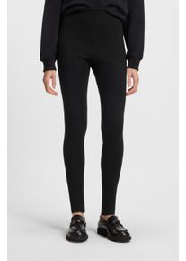 BOSS Orange Damen Webhose "Tegging Premium Damenmode", schwarz, casual, Gr. XXL, unifarben, Jersey, Obermaterial: 70% Viskose, 26% Polyamid, 4%