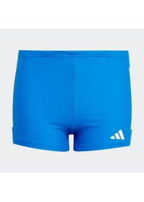 Kinder Badehose "3S BLD BOXER Y", blau, sportlich, Gr. 140, adidas Performance, Obermaterial: 78% Polyamid, 22% Elasthan, Badehosen