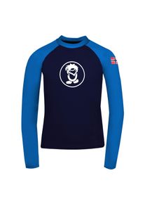 Trollkids Kinder Funktionsshirt "KIDS KVALVIKA SHIRT", blau, sportlich, Gr. 116, Obermaterial: 90% Polyester, 10% Elasthan, Shirts, Badeshirt mit