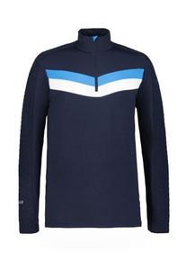 Icepeak Herren Funktionsshirt "H SKISHIRT 1/2 ZIP FENNER", blau, sportlich, Gr. XXL, Jersey, Obermaterial: 93% Polyester, 7% Elasthan, Shirts