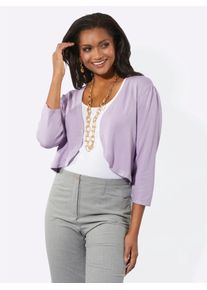 Lady Damen Bolero, lila, Gr. 36, unifarben, 80% Viskose, 20% Polyamid, Strickjacken