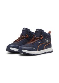 Puma Damen Winterboots "EVOLVE TRAIL JR", Gr. 35,5, blau, Synthetik, sportlich, Schuhe, Snowboots, Winterstiefel, Winterschuhe