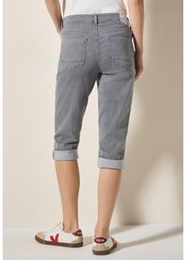 Cecil Damen Slim-fit-Jeans, grau, casual, Gr. 32, unifarben, Jeans, 89% Baumwolle, 8% Polyester, 3% Elasthan, Jeans, mit hellgrauer Waschung