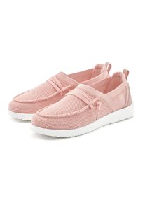 Vivance Damen Sneaker "Freizeitschuh, Halbschuh", Gr. 38, rosa, Obermaterial: 50% Lederimitat, 50% Textilmaterial. Futter: 100% Textilmaterial.