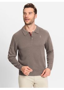 Catamaran Herren Polokragenpullover "Pullover", grau, Gr. 50, unifarben, 100% Polyacryl, Pullover