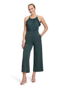 Vera Mont Damen Overall "Vera Mont Jumpsuit mit Volant", grün, festlich, Gr. 44, Obermaterial: 95% Polyester recycelt, 5% Elasthan., Overalls,