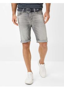 Brax Herren Bermudas "Style CHRIS", grau, Gr. 34, 76% Baumwolle, 17% Lyocell, 5% Elastomultiester, 2% Elasthan, Hosen