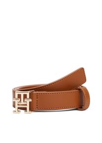 Tommy Hilfiger Damen Ledergürtel "TH MODERN 2.5", braun, casual, Gr. 95, unifarben, Rindsleder, Gürtel, Größenverstelbar