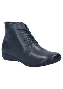 Josef Seibel Damen Schnürstiefelette "Naly 09", Gr. 36, grün, Leder, elegant, Schuhe, Stiefelette, Komfortschuh in weiter Form