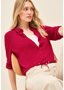 Cecil Damen Strickjackeglazed app, Gr. XXL, Strick, Obermaterial: 60% Viskose, 40% Polyester, Strickjacken, kurz, mit Hemdblusenkragen und Knopfleiste