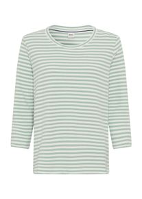 Brax Damen Kurzarmshirt "Style BONNIE", grün, Gr. 40, 100% Baumwolle, Shirts
