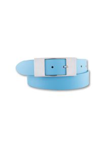 Bernd Götz BERND GÖTZ Damen Ledergürtel, blau, casual,modisch, Gr. 90, unifarben, Leder, Gürtel, mit flächiger Dornschließe