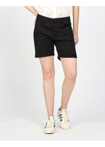 Gang Damen Boyfriend-Hose "Gang Hosen Shorts 94NICA SHORTS", schwarz, Gr. 28, 97% Baumwolle, 3% Elasthan, Hosen