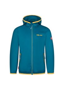 Trollkids Kinder Regenjacke "KIDS TROLLTUNGA JACKET"atlantic blau, ginger, sportlich, Gr. 152, Obermaterial: 100% Polyamid, Jacken, leicht & klein