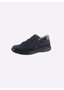 Jomos Herren Sneaker, Gr. 41, blau, Nubukleder, Rindsleder, sportlich, Schuhe