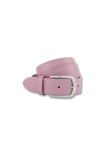 Bernd Götz BERND GÖTZ Damen Ledergürtel, rosa, casual,casual, Gr. 95, unifarben, Leder, Gürtel, mit Dornschließe in Hufeisenform