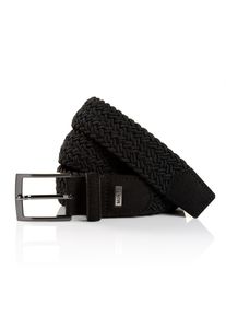 MONTI Damen Ledergürtel "HAVANNA", schwarz, casual,modisch,klassisch, Gr. 95, Materialmix, Gürtel, Flechtgürtel