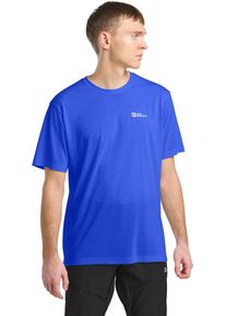 Jack Wolfskin Herren Funktionsshirt "VONNAN S/S T M", blau, sportlich, Gr. XL, Obermaterial: 100% Polyester, Shirts