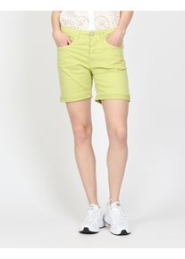 Gang Damen Boyfriend-Hose "Gang Hosen Shorts 94NICA SHORTS", grün, Gr. 27, 97% Baumwolle, 3% Elasthan, Hosen