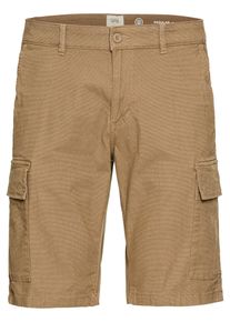 Camel Active Herren Cargobermudas, braun, casual, Gr. 34, unifarben, Web, Obermaterial: 98% Baumwolle, 2% Elasthan, Hosen, mit Cargo-Taschen