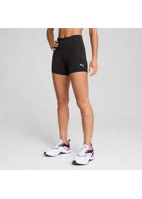 Puma Damen Trainingsshorts "W TAD ESSENTIAL HW 5" SHORT TIGHT", schwarz, sportlich, Gr. M, Interlock, Obermaterial: 85% Polyester, 15% Elasthan, Hosen