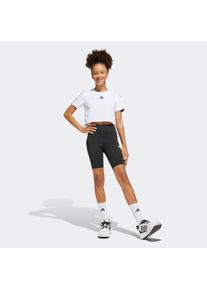Kinder Trainingsanzug "JG TR-ES 3S SET", schwarz-weiß, sportlich, Gr. 170, adidas Sportswear, Obermaterial: 100% Polyester. Obermaterial 2: 80%