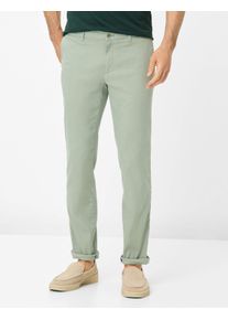 Brax Herren Chinohose "Style FABIO IN", grün, Gr. 42, 67% Leinen, 30% Baumwolle, 3% Elasthan, Hosen