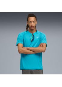 Puma Herren Laufshirt "M RUN VELOCITY TEE (POLY)", blau, sportlich, Gr. XXL, unifarben, Web, Obermaterial: 100% Polyester, Shirts