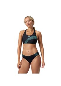 Speedo Damen Bustier-Bikini, blau, sportlich, Gr. 44, Obermaterial: 80% Nylon, 20% Elasthan, Bikini-Sets