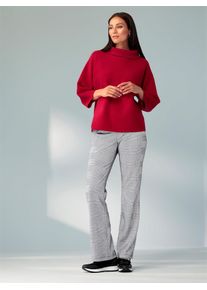 Heine Damen 3/4 Arm-Pullover "Pullover", rot, Gr. 42, unifarben, 50% Viskose, 28% Polyester, 22% Polyamid, Pullover