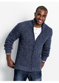 Catamaran Herren Strickjacke, blau, Gr. 50, meliert, 100% Polyacryl, Strickjacken
